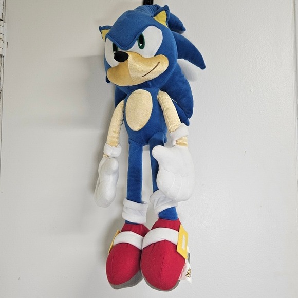Sonic the Hedgehog Plush 24 Inch Large Stuffed Animal SEGA 2023 5268/126664 Blue - Picture 16 of 16
